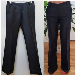 Burberry Silk Blend Flare Wide Leg Pant See Description
